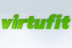 VirtuFit Styrofoam Logo
