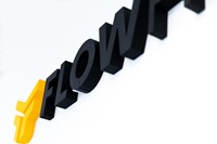 Flow Fitness Piepschuim Logo 200 cm-2