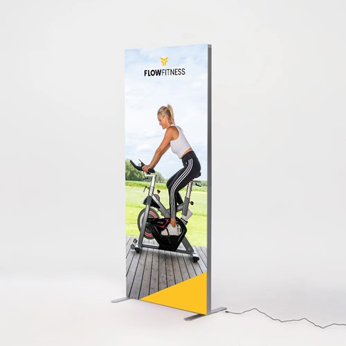 Flow Fitness Peesdoek frame met ledverlichting 85 x 200 cm-2