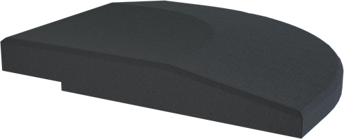 Flow Fitness Hoekprofiel Rubberen Tegel - 20 x 20 x 2 cm-2