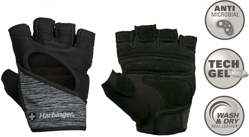 Harbinger Women's FlexFit Fitness Handschoenen - Zwart