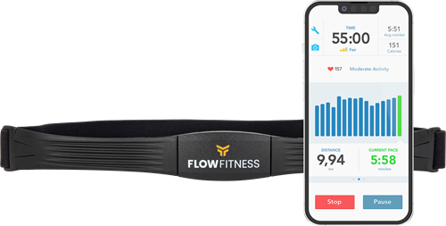 Flow Fitness BlueTooth Borstband-3
