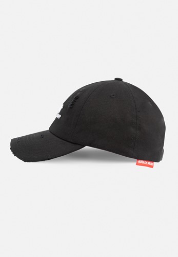 Gorilla Wear Galway Distressed Cap - Pet - Zwart-2