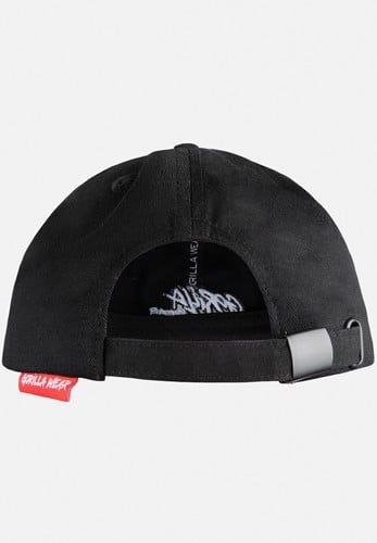 Gorilla Wear Galway Distressed Cap - Pet - Zwart-3