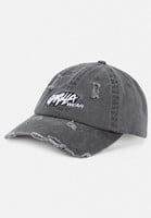 Gorilla Wear Galway Distressed Cap - Pet - Washed Grijs