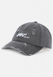Gorilla Wear Galway Distressed Cap - Pet - Washed Grijs