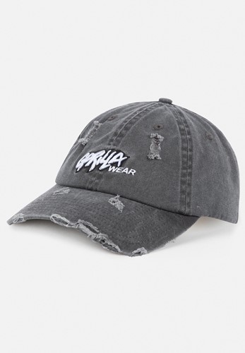 Gorilla Wear Galway Distressed Cap - Pet - Washed Grijs