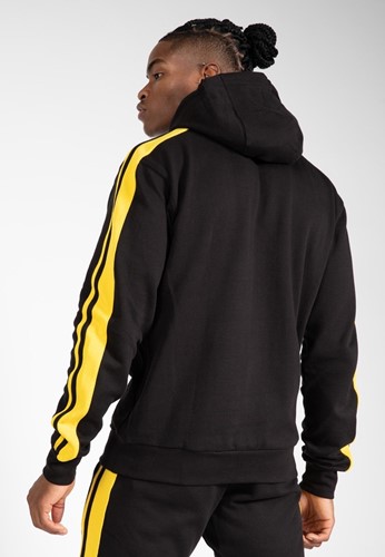 Gorilla Wear Banks Oversized Hoodie - Zwart/Geel-2