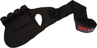 Gorilla Wear Gel Handschoenen met Omslag - Zwart / Wit