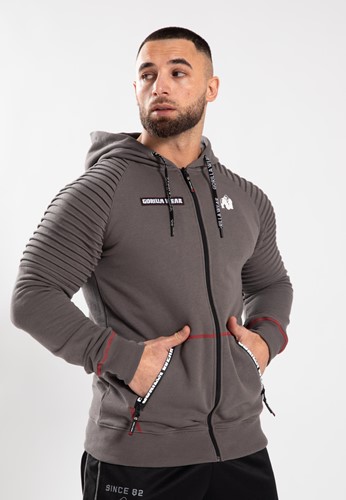 Gorilla Wear Georgia Zipped Hoodie - Grijs