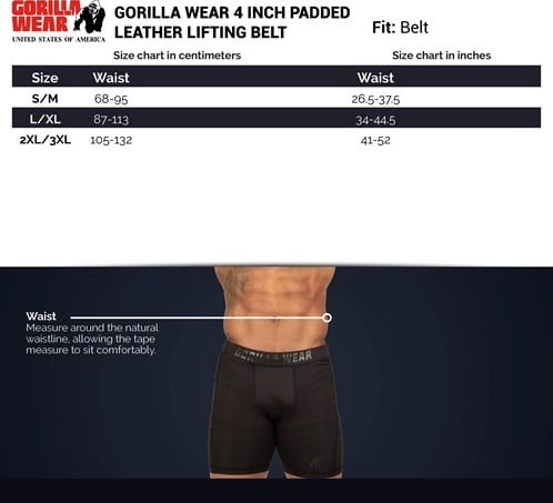 Gorilla Wear Halterriem - 6 Inch Leren Lifting Belt - Zwart/Goud - S/M-2