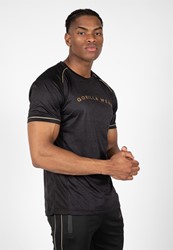 Gorilla Wear Fremont T-shirt - Zwart/Goud