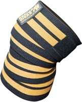 Gorilla Wear Knee Wraps - Zwart / Goud