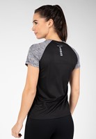 Gorilla Wear Monetta Performance T-Shirt - Grijs Gemeleerd/Zwart-2