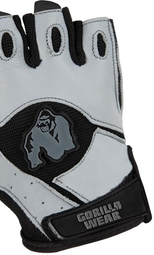 Gorilla Wear Mitchell Training Gloves - Fitness Handschoenen - Zwart/Grijs-2