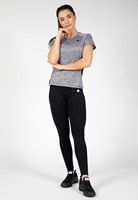 Gorilla Wear Monetta Performance T-Shirt - Grijs Gemeleerd/Zwart-3
