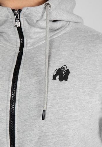 Gorilla Wear Kennewick Zipped Hoodie - Grijs