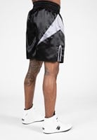 Gorilla Wear Hornell Boxing Shorts - Zwart / Grijs