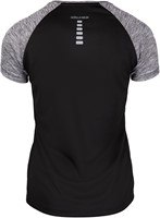 Gorilla Wear Monetta Performance T-Shirt - Grijs Gemeleerd / Zwart