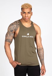 Carter Stretch Tank Top - Army Green - 4XL