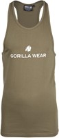 Gorilla Wear Carter Stretch Tank Top - Legergroen