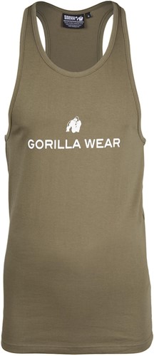 Gorilla Wear Carter Stretch Tank Top - Legergroen