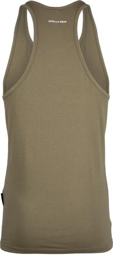 Gorilla Wear Carter Stretch Tank Top - Legergroen