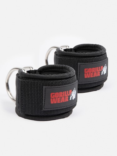 Gorilla Wear Ankle Straps - Zwart