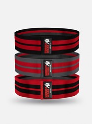 Gorilla Wear Glute Bands - Set of 3 - Black/Red/Gray