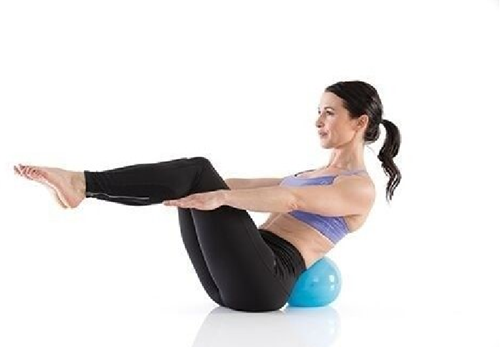 Gymstick Active Pilates Bal - 20 cm - Blauw-2