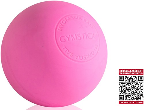 Gymstick Emotion MyoFascia Massage Bal - Pink - Met Online Trainingsvideo's