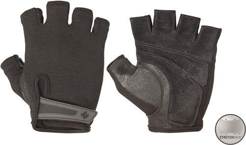 Harbinger Men's Power StretchBack Fitness Handschoenen - Zwart - XL