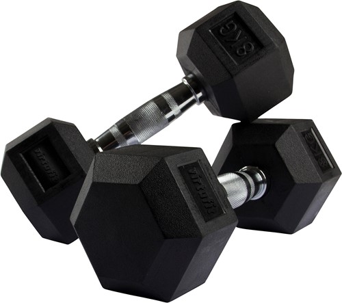 VirtuFit Hexa Dumbbell Pro - 8 kg - Per Stuk-2