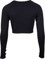 Hilton Seamless Cropped Long Sleeve Zwart