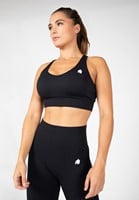 Gorilla Wear Hilton Seamless Sportbeha - Zwart