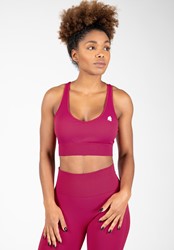 Gorilla Wear Hilton Seamless Sports Bra - Fuchsia - L/XL