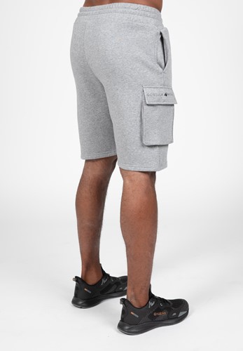 Gorilla Wear Hudson Cargo Sweat Shorts - Grijs Melange-2