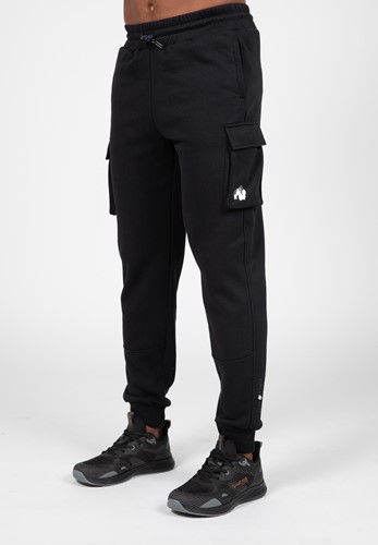 Gorilla Wear Hudson Cargo Joggingbroek - Zwart