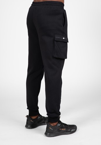Gorilla Wear Hudson Cargo Joggingbroek - Zwart-2