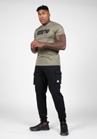 Gorilla Wear Hudson Cargo Joggingbroek - Zwart-3