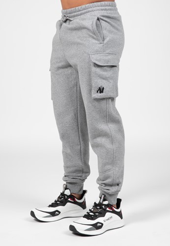 Gorilla Wear Hudson Cargo Joggingbroek - Grijs Melange