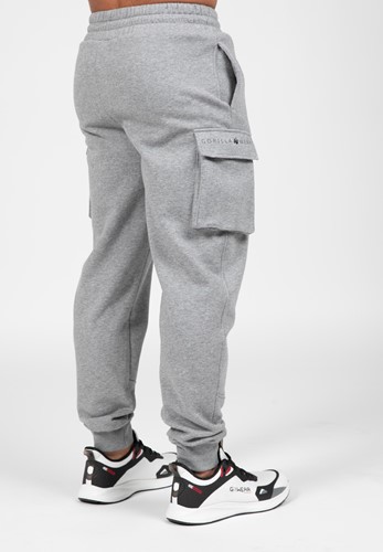Gorilla Wear Hudson Cargo Joggingbroek - Grijs Melange-2