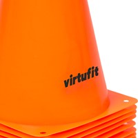 VirtuFit Pionnen Set - 23 cm - 12 Stuks - Oranje-3