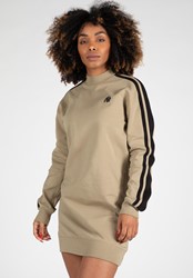 Gorilla Wear Isabella Sweatshirt Jurk - Beige - S