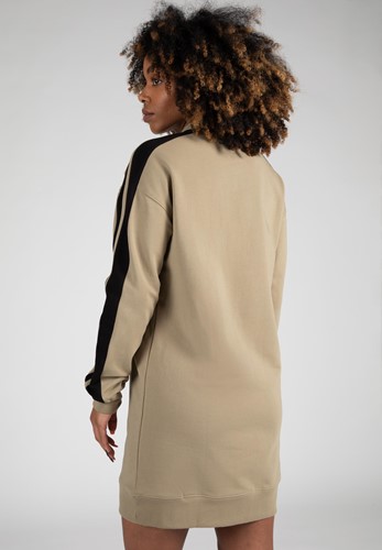 Gorilla Wear Isabella Sweatshirt Jurk - Beige-2