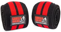 Gorilla Wear Knee Wraps - Zwart/Rood