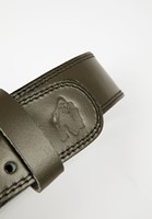 Gorilla Wear Halterriem - 4 Inch Padded Leren Lifting Belt - Legergroen-3