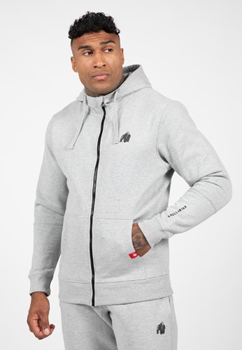 Gorilla Wear Leon Zipped Hoodie - Grijs