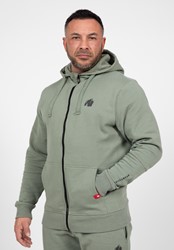 Gorilla Wear Leon Zipped Hoodie - Groen