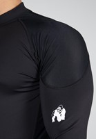Gorilla Wear Lorenzo Performance Long Sleeve  - Zwart